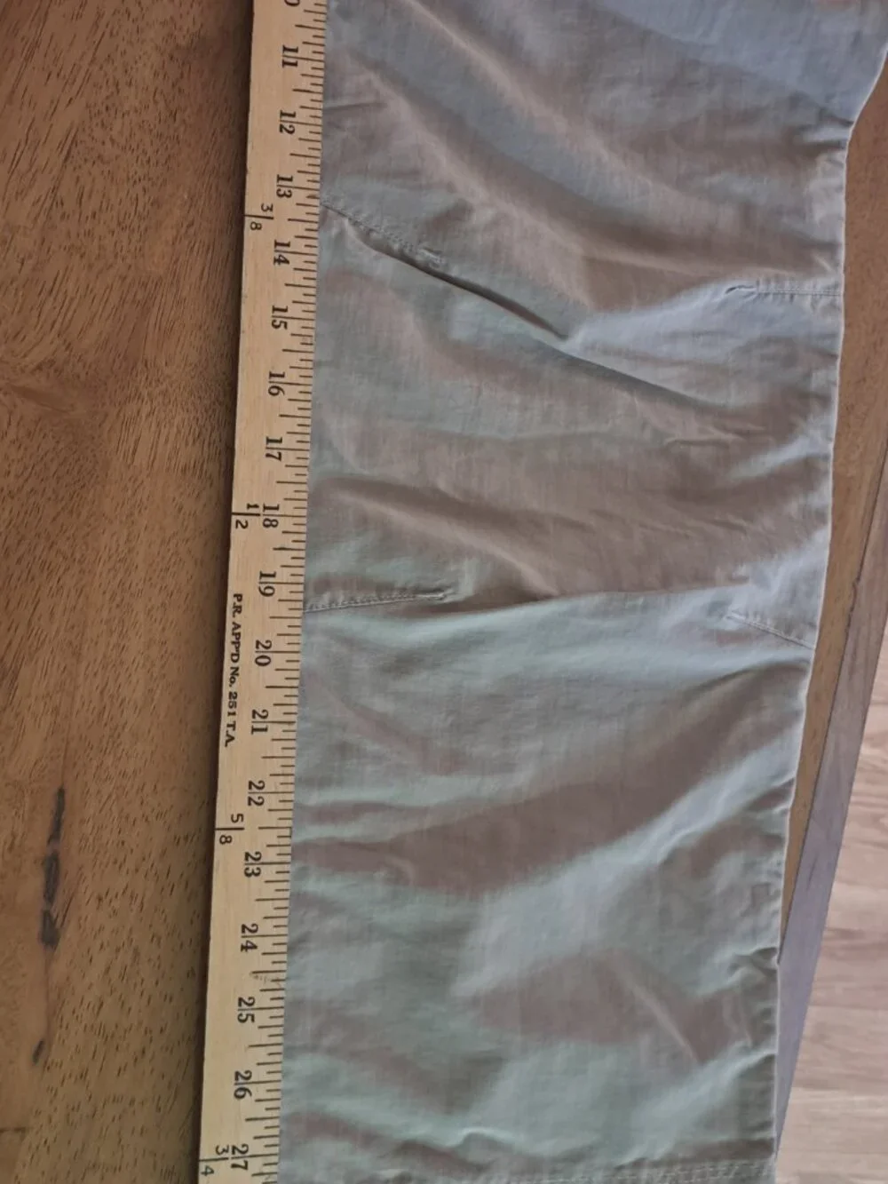 North Face Trail Utility  Hiking Outdoor Pants Size 34x28 Khaki travel gorpcore